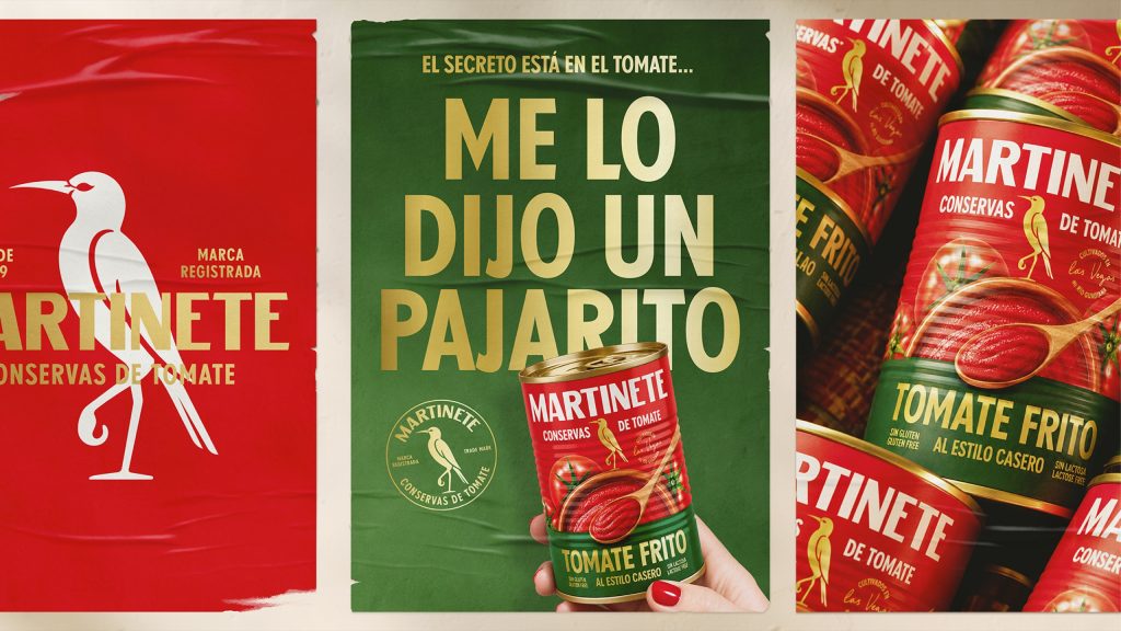 MARTINETE: branding y packaging para conservas de tomate diseñado por Brandidos